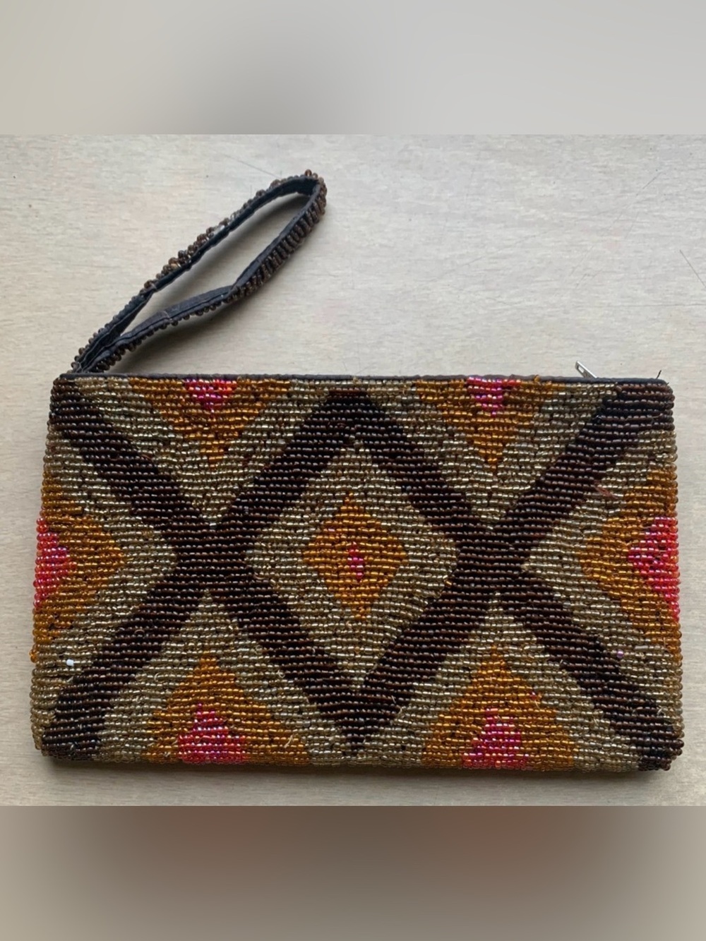 Beaded Clutch Purse Pouch Wristlet About Color colorful